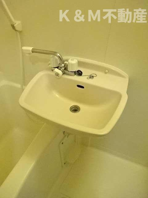 シャンドフルールⅡの洗面所|広い洗面スペース