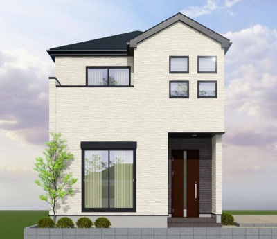 【外観パース】 | 大和市中央林間西3期 新築戸建 全3棟