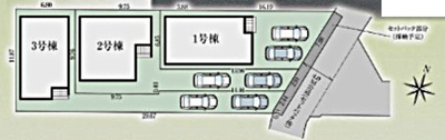 【区画図】 | 大和市中央林間西3期 新築戸建 全3棟
