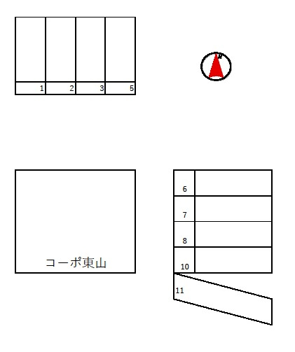 コーポ東山の区画図