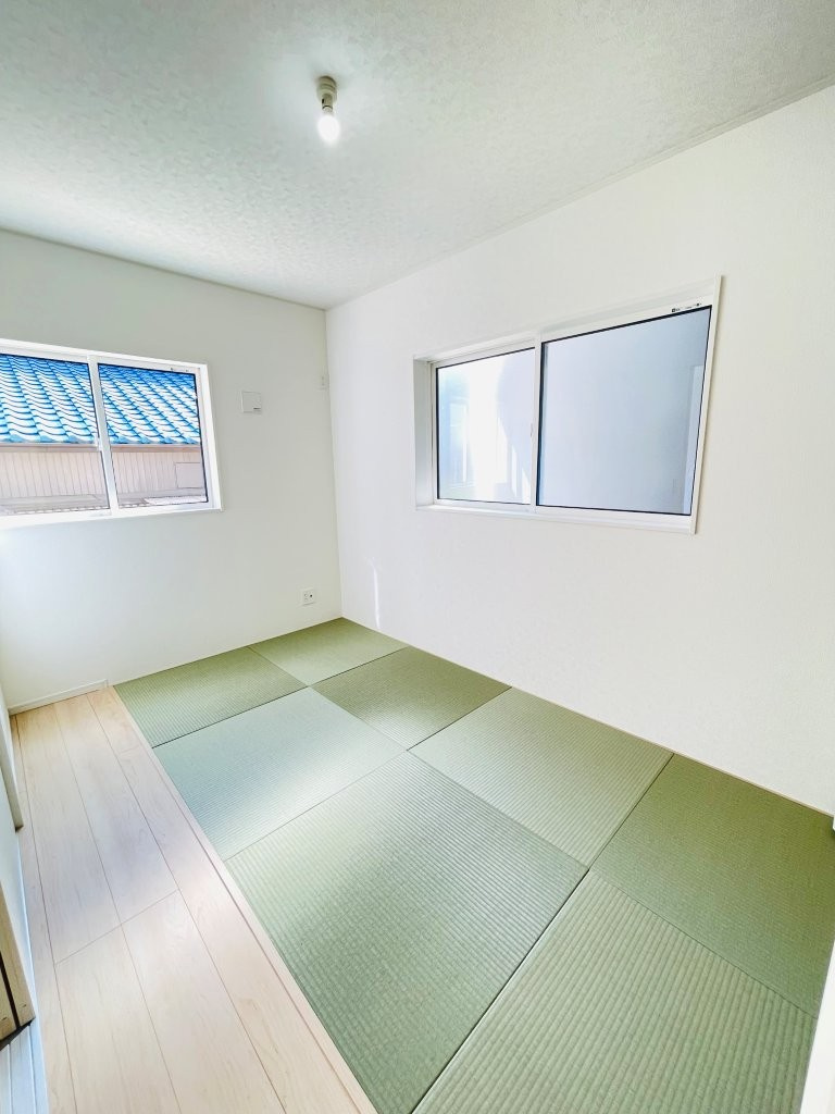 豊田市明和町第5　新築分譲住宅　全4棟　2号棟の和室|LDKの横にある和室はお子様の遊び場やお昼寝などにも使えます。