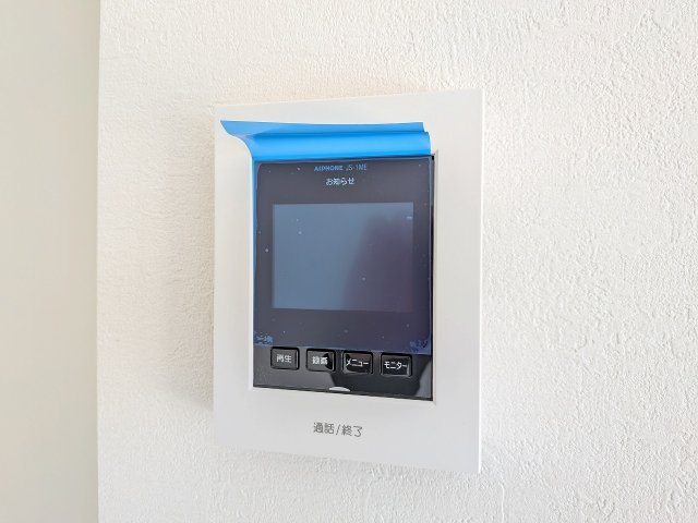 八王子市　富士見町　新築一戸建て　８期のセキュリティ|～TVモニター付インターホン　訪問者の確認に便利です～