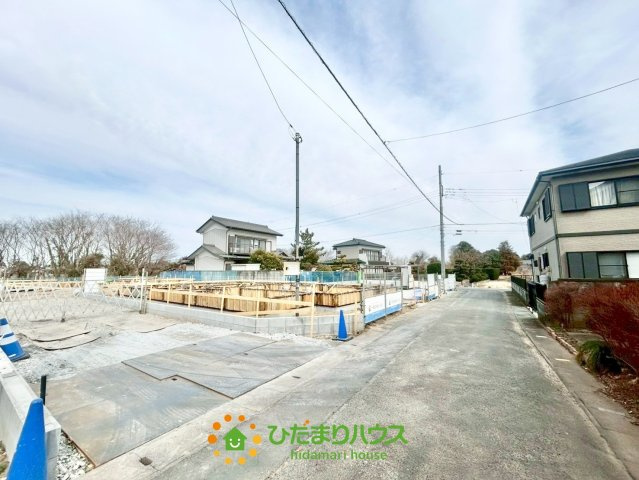 加須市多門寺　新築一戸建て　01　リーブルガーデンの前面道路含む現地写真|2026/01/30　撮影