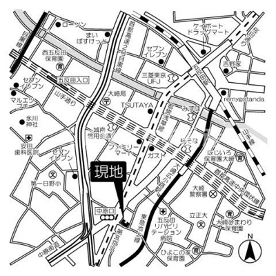 【地図】 | ＬａＳａｎｔｅ五反田