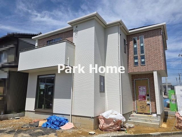 高知市介良乙 -10期3棟3- 新築戸建ての外観|3号棟　2026.3月：建築中