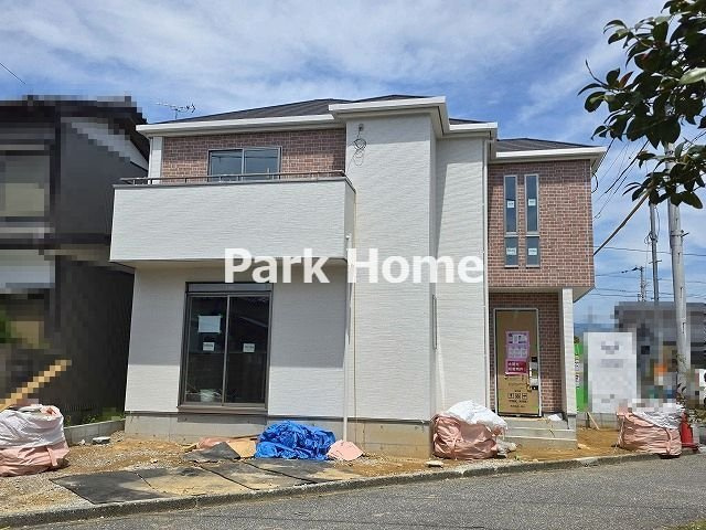 高知市介良乙 -10期3棟3- 新築戸建ての外観|2026.3月：建築中（3区画全体）