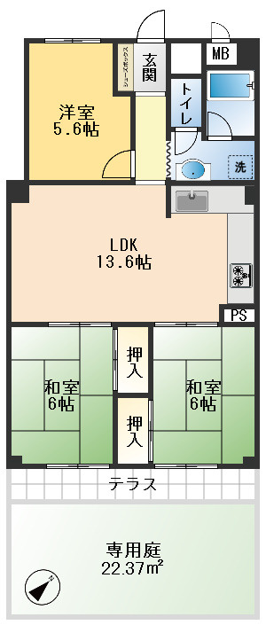 メゾン曽根の間取り