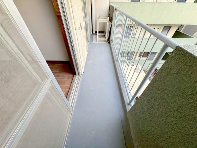 秀英マンションのバルコニー