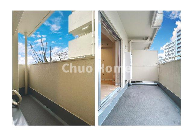 クレール亀戸のバルコニー|バルコニー×2