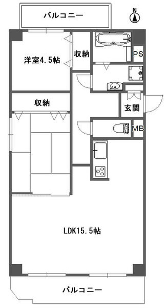 ファミール東海の間取り