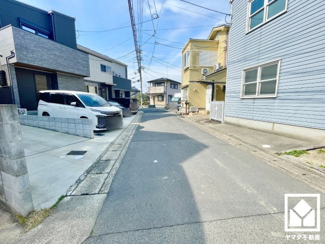 伏見区久我東町の前面道路含む現地写真