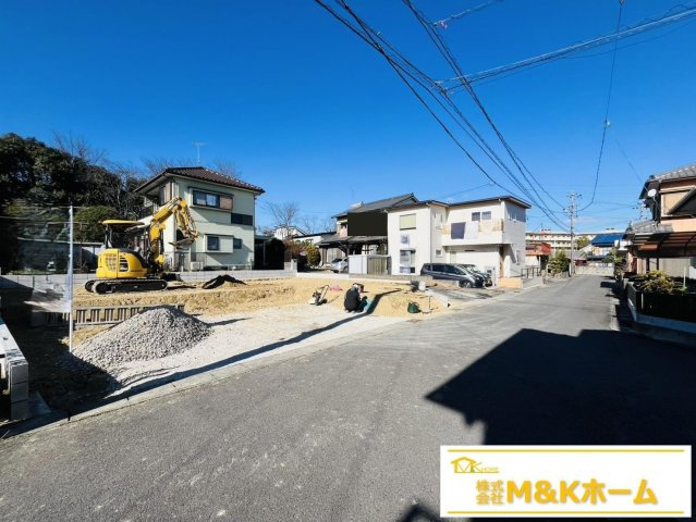 知多郡武豊町字梨子ノ木　全1棟の前面道路含む現地写真|R8.1.9撮影　前道約4.9ｍ！