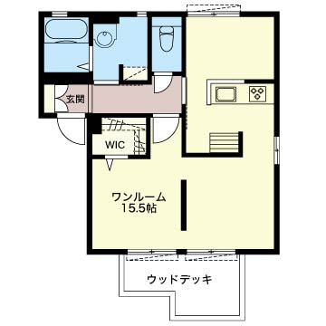 サニーコートダイドーAの間取り