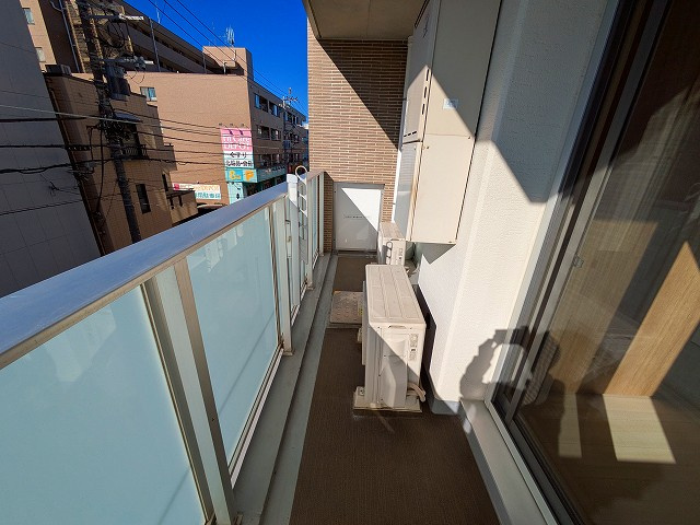 シュロス田園調布南のバルコニー
