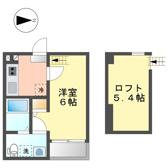 【間取り】 | VIVACE（ビバーチェ） | 西区の物件はなご家おもてなし不動産へ。