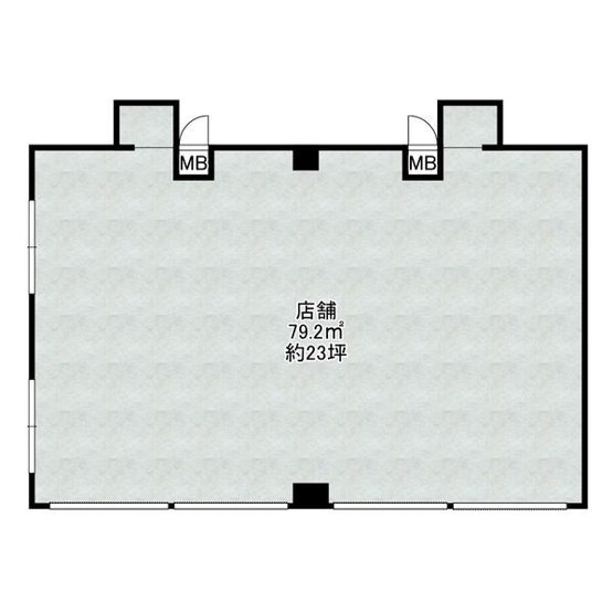 【間取り】 | 松栄ハイツ1階テナント