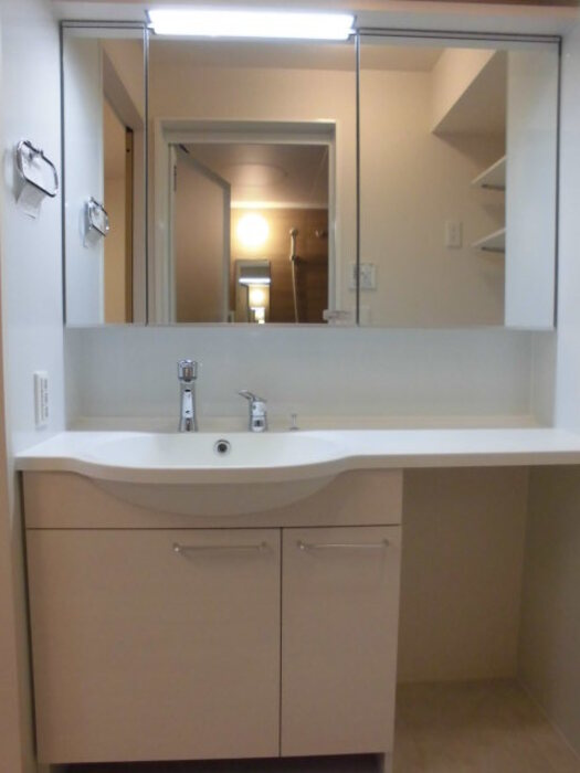 川崎市多摩区堰２丁目のアパートの洗面所