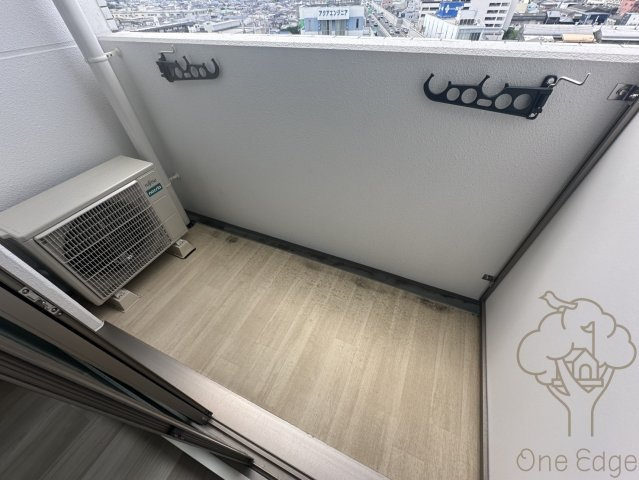 アクアラフォレ豊中のバルコニー