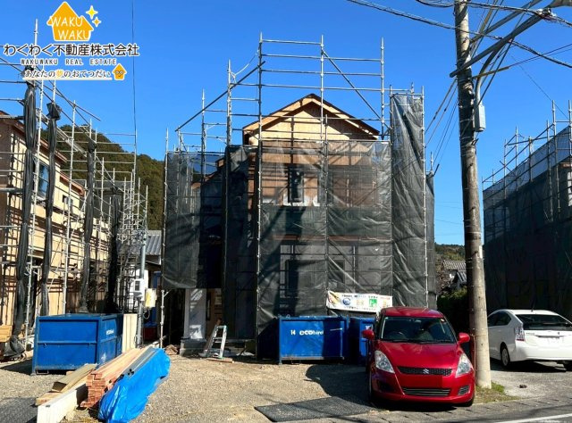 島田市野田　全３棟／の前面道路含む現地写真|B号棟（2026年1月中旬撮影）