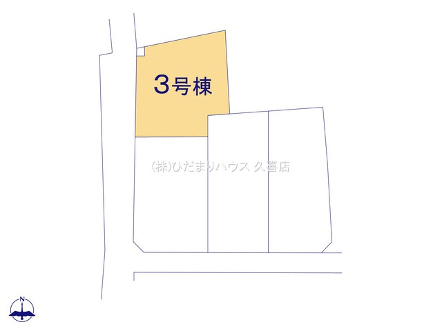 加須市多門寺　新築一戸建て　03　リーブルガーデンの区画図|全6棟
