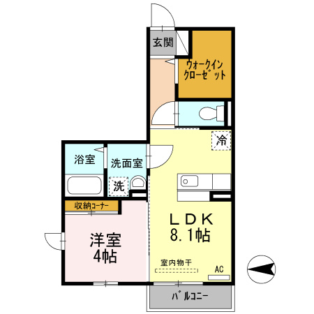 アプリコットの間取り