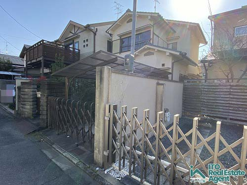 紫竹上芝本町 建築条件無し 土地の外観