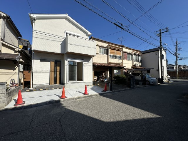 明石市大久保町大窪　新築戸建の前面道路含む現地写真