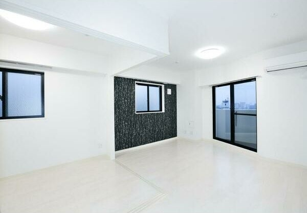 S-FORT熱田花町の居間・リビング|エアコン