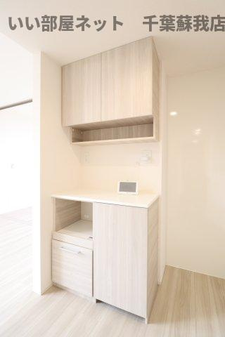 D-ROOM小久保の収納|食器棚も付いてます！