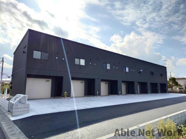 神栖市知手のアパートの外観|外観