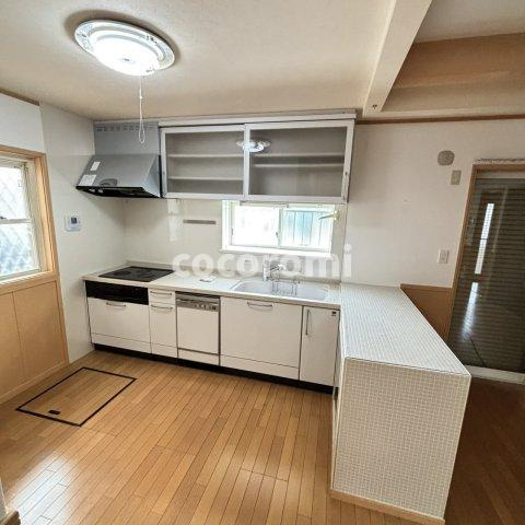 私部西戸建てのキッチン