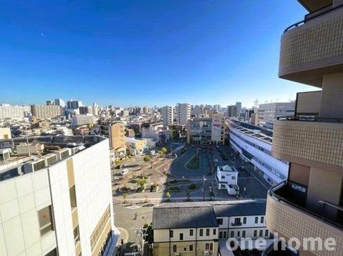 三国駅前アーバンコンフォートの展望|◆バルコニーからの眺望です！15階建て10階部分につき、開放感のある眺望です！