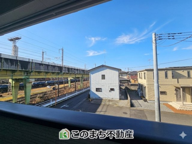 CRADLEGARDEN下野市下古山第6　1号棟の展望|バルコニーからの眺めです！