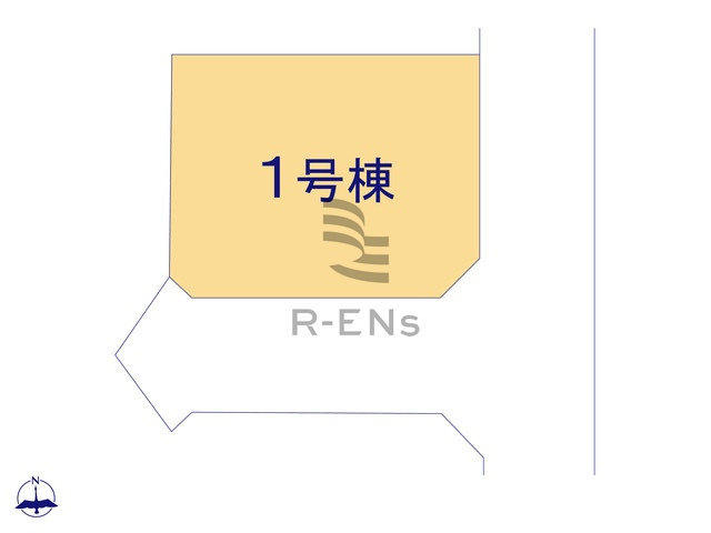 【区画図】 | 練馬区大泉学園町３丁目　新築戸建て | 南東角地で陽当たりも通風環境も良好の立地になります