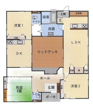 和歌山市吐前・中古戸建・54731の間取り