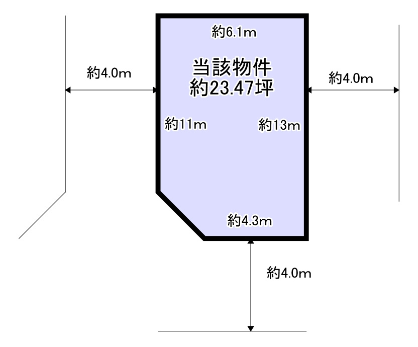 和泉市富秋町3丁目　土地