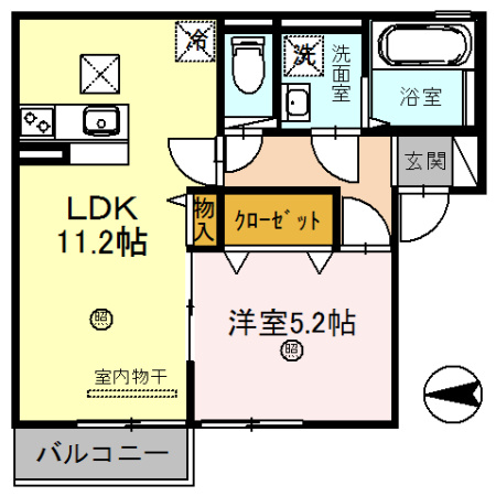 【間取り】 | ドミール本町