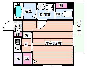 【間取り】 | 十三本町ウインズマンションⅡ