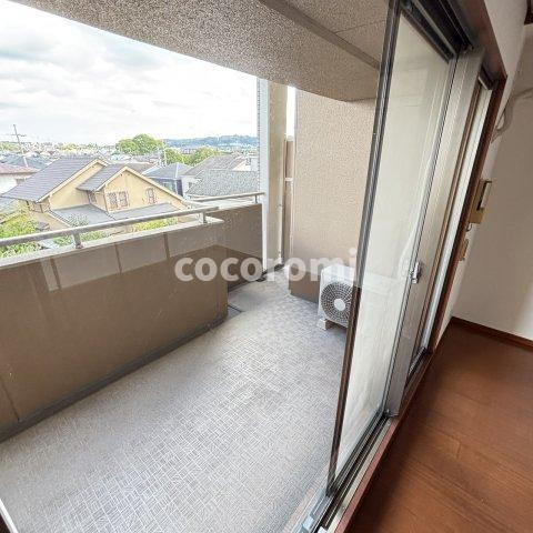 レスタージュ枚方長尾のバルコニー