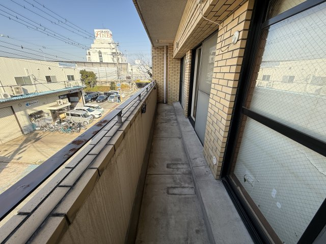 ケントマンションのバルコニー