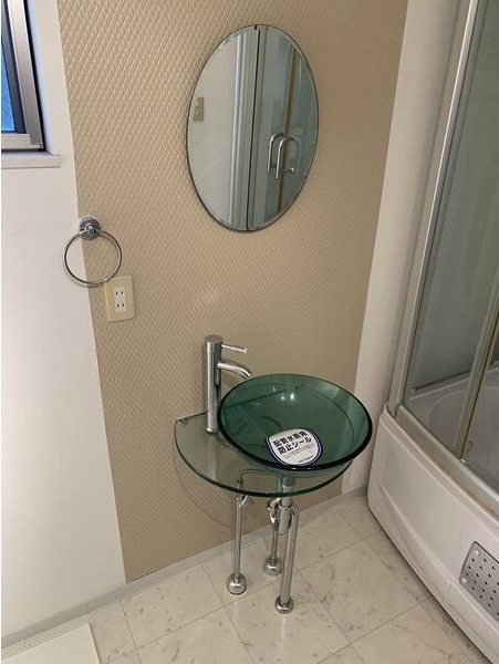 ANDY茶屋が坂の洗面所