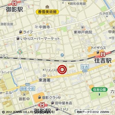 八甲田フィールドアパートメントの地図