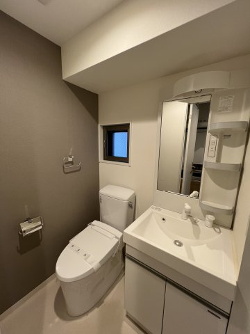 トイレですぐに手を洗えます