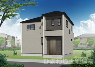 【外観】 | 伊勢原市板戸  1号棟 第2 | イメージパース（完成時に現況と異なる場合は現況優先となります）