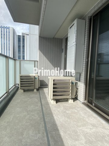 クオリタス秋葉原のバルコニー