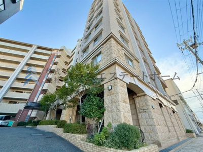 【外観】 | プレサンス神戸和田岬ステーションフロント | 石調の外壁で豪華なマンションです♪