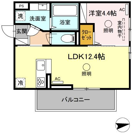Crest（クレスト）の間取り
