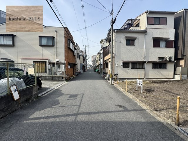 大阪市都島区都島中通1丁目の前面道路含む現地写真