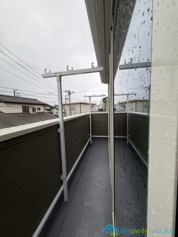 大磯町大磯第5　新築戸建　全2棟2号棟のバルコニー