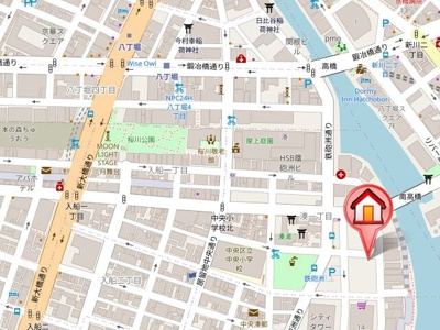 【地図】 | アーバネックス銀座東Ⅱ